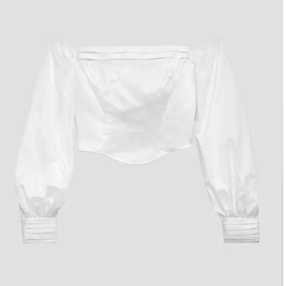 Kristin Off-the-Shoulder Corset Top | Guess - Picture 5 of 6